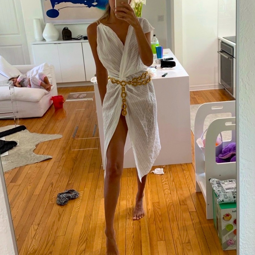 ZARA Jacquemus Style Midi Dress, S